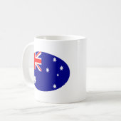 オーストラリア国旗オーバルザズルギフト博物館 コーヒーマグカップ (正面左)