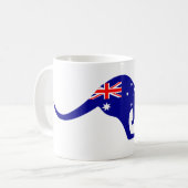 オーストラリア国旗カンガルー コーヒーマグカップ (正面左)