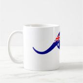 オーストラリア国旗カンガルー コーヒーマグカップ (左)