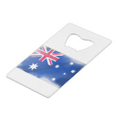 オーストラリア国旗フェードアウト クレジットカード栓抜き (裏面アングル)