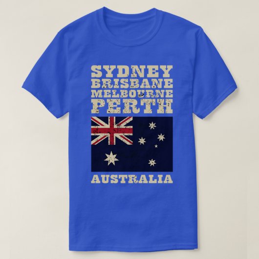 オーストラリア国旗1 Tシャツ (デザイン正面)