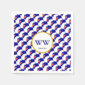 オーストラリア国旗 お祝い 誕生日 伝統 パーティー スタンダードカクテルナプキン (正面)