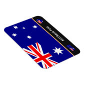 オーストラリア国旗&オーストラリア旅行，休日/スポーツ マグネット (右側)