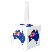 オーストラリア国旗 キューブオーナメント (正面アングル)