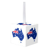 オーストラリア国旗 キューブオーナメント (裏面アングル)