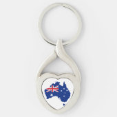 オーストラリア国旗 キーホルダー (正面)