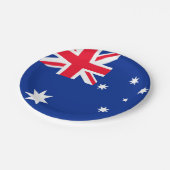 オーストラリア国旗 ペーパープレート (アングル)