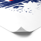 オーストラリア国旗 ポスター (角)