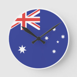 オーストラリア国旗 ラウンド壁時計