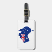 オーストラリア国旗 ラゲッジタグ (正面縦)