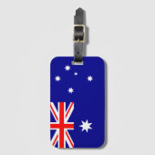 オーストラリア国旗 ラゲッジタグ (正面縦)