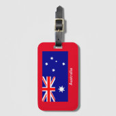 オーストラリア国旗 ラゲッジタグ (正面縦)