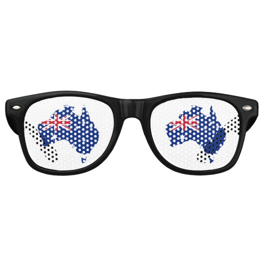 オーストラリア国旗 レトロサングラス (正面)