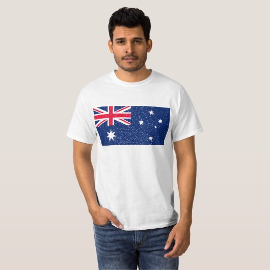 オーストラリア国旗、ヴィンテージ Tシャツ (正面フル)
