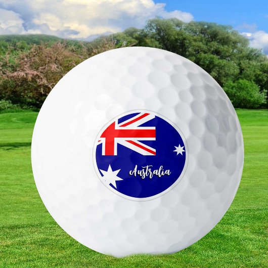 オーストラリア国旗/愛国者 ゴルフボール