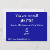 オーストラリア国旗 招待状 (裏面)