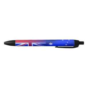 オーストラリア国旗 黒ボールペン