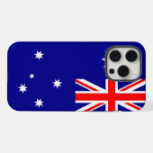 オーストラリア国旗iPhone 15 Pro Maxケース iPhoneケース (裏面横)