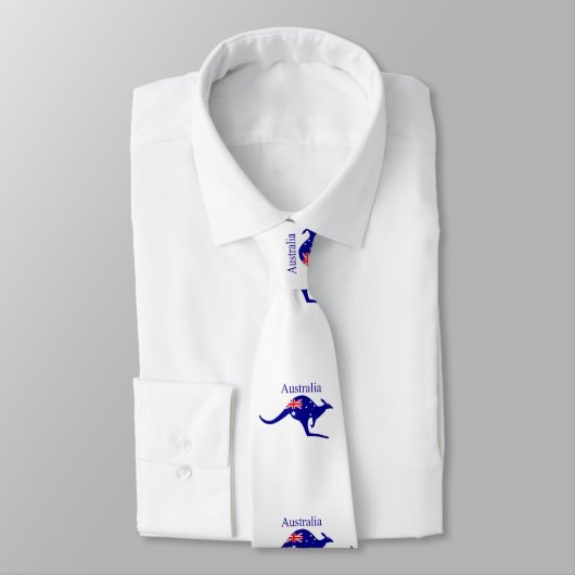 オーストラリア国旗Kangaroo Thunder_Cove ネクタイ (タイ)
