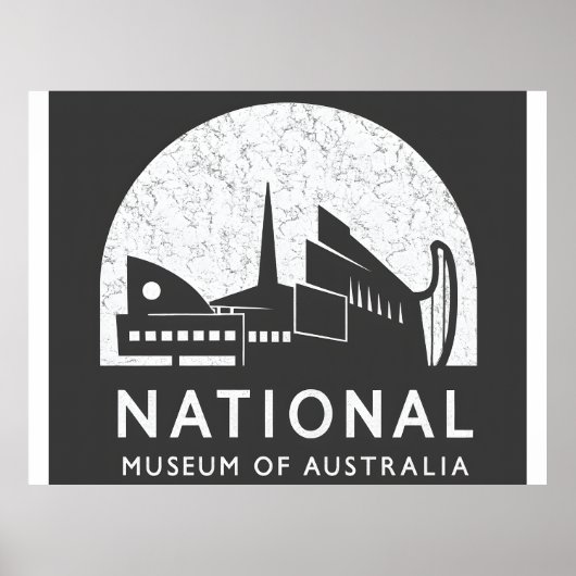 オーストラリア国立博物館のウォールアート ポスター (正面)
