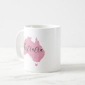 オーストラリア国輝く色 コーヒーマグカップ (正面左)