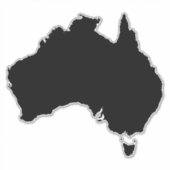 オーストラリア国XLステッカー シール (正面)