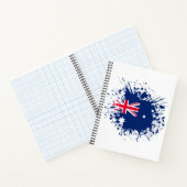 オーストラリア土産ランドマーク、オーストラリア国旗の旅行 ノートブック (内部)