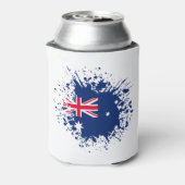 オーストラリア土産ランドマーク、オーストラリア国旗の旅行 缶クーラー (缶裏面)