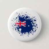 オーストラリア土産ランドマーク、オーストラリア国旗の旅行 缶バッジ (正面)