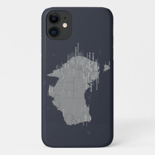 オーストラリア地図 iPhone 11 ケース