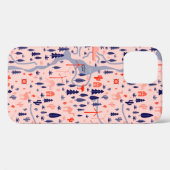 オーストラリア型シームレスデザイン。装飾文字 Case-Mate iPhoneケース (裏面 (横))