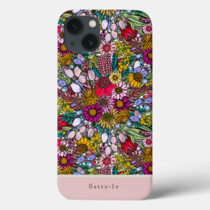 オーストラリア夏ワイルドフラワーガーデン iPhone 13ケース