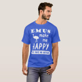 オーストラリア大好きな少年エムー愛好家 Tシャツ (正面フル)