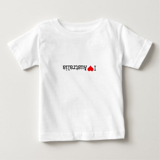 オーストラリア大好き ベビーTシャツ (正面)