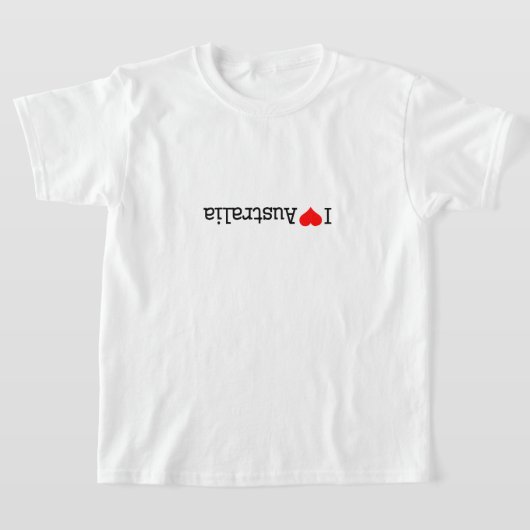 オーストラリア大好き Tシャツ (レイダウン)