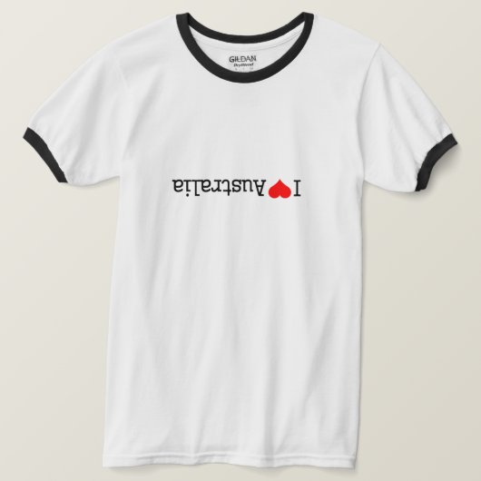 オーストラリア大好き Tシャツ (デザイン正面)