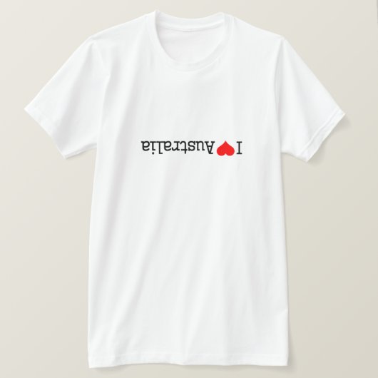 オーストラリア大好き Tシャツ (デザイン正面)