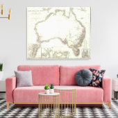オーストラリア大陸 キャンバスプリント (インサイチュ (リビング))
