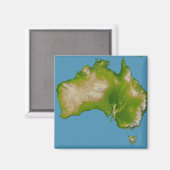 オーストラリア大陸 マグネット (正面/裏面)