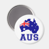 オーストラリア大陸 マグネット (正面/裏面)