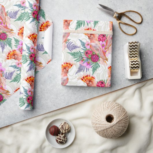 オーストラリア専攻のミッチェル・コカトゥー ラッピングペーパー (クラフト)