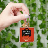 オーストラリア市民権ギフト キーホルダー (手)