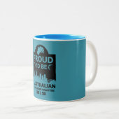 オーストラリア市民権ギフト ツートーンマグカップ (正面右)