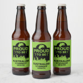 オーストラリア市民権ギフト ビールラベル (ボトル)