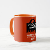 オーストラリア市民権ギフト マグカップ (正面左)