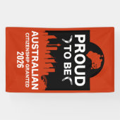 オーストラリア市民権ギフト 横断幕 (横)