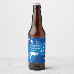 オーストラリア市民権パーティーギフト ビールラベル