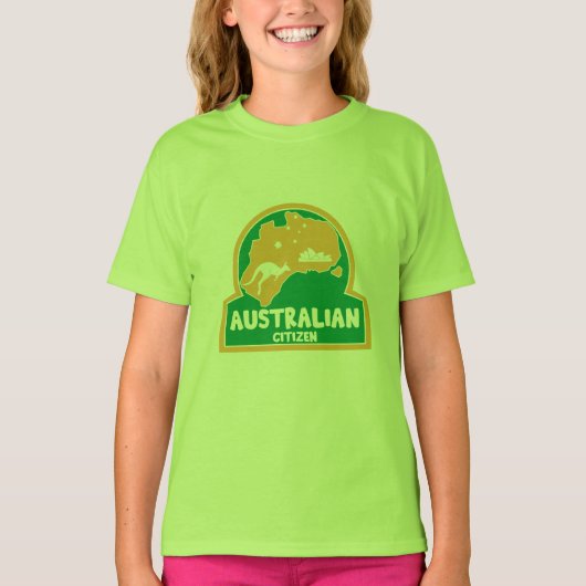 オーストラリア市民権パーティーギフト Tシャツ (正面)