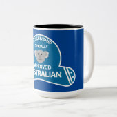 オーストラリア市民権 |オーストラリア国民 ツートーンマグカップ (正面右)