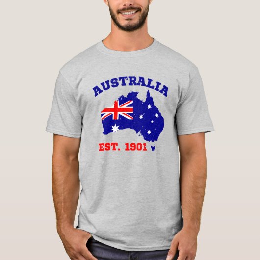 オーストラリア建国1901 Tシャツ (正面)